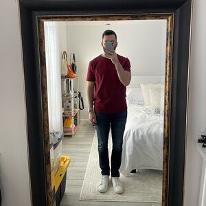 BOSS Men's Burgundy T-Shirt